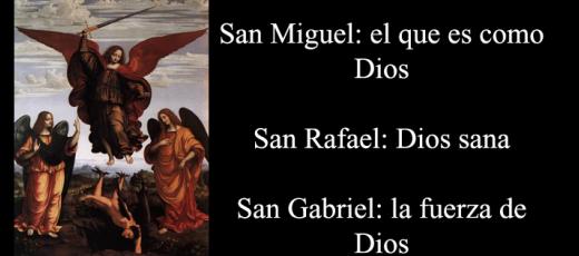 Jueves de la vigésima sexta semana de Tiempo Ordinario. Santos Arcángeles Miguel, Gabriel y Rafael.